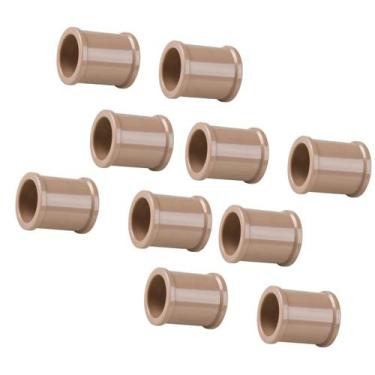 Imagem de Kit 10 Luva Soldável 25mm Conexão Canos Tubos PVC - FORTLEV