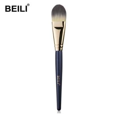 Imagem de Pincél De Maquiagem Profissional BEILI Para Mistura De Creme Líquido, 