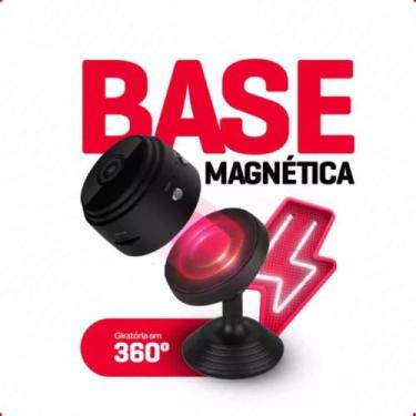 Imagem de Mini Câmera Espiã Gravador De Voz Visão Noturna WIFI 1080p - WCAN