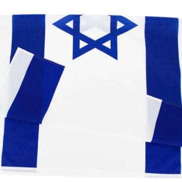 Imagem de Bandeira De Israel Importada Dupla Face 150x90cm 2025 - WCAN