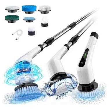 Imagem de Ultra Escova De Limpeza Elétrica Multiuso 7 Em 1 Usb Recarregável todo