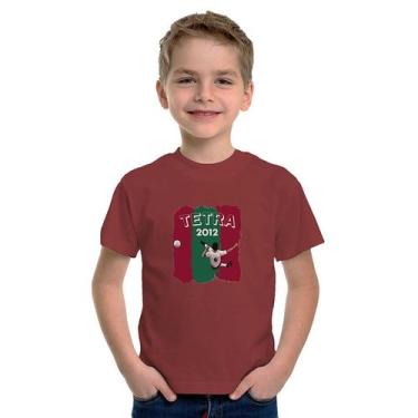 Imagem de Camiseta Infantil Voleio Pro Tetra - NovoManto, Vermelho escuro, 4