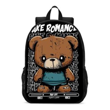 Imagem de Mochila Escolar Infanto Juvenil  Streetwear Urso Novidade 157 - Geek S