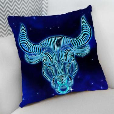 Imagem de Almofada Decorativa Cheia c/ Zíper Signos Horóscopo Zodíaco - Deluzz, 