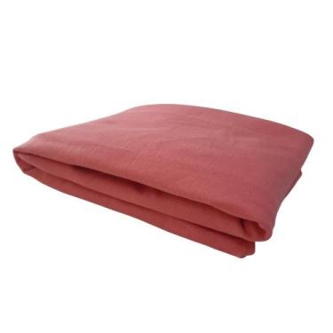 Imagem de Lençol de Elástico Avulso Mini Berço 40cm x 85cm x 10cm Goiaba Arrumad