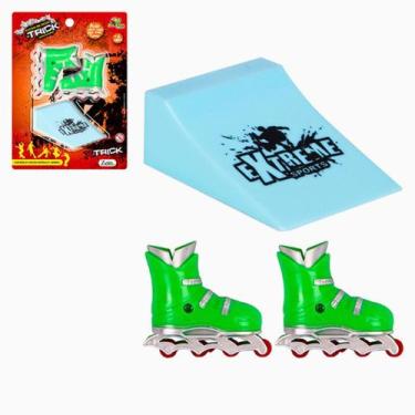 Imagem de Patins de Dedo Com Rampa Radical X-Trick - Art Brink