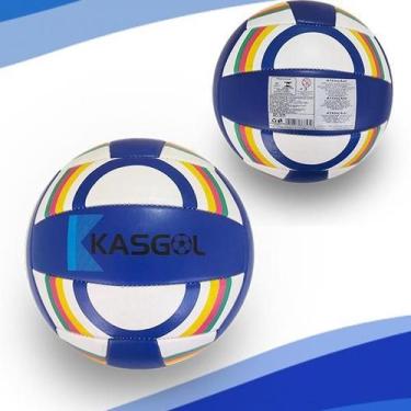 Imagem de Bola De Voleibol ul Colorida Tamanho Oficial Quadra/Praia - Kasgol