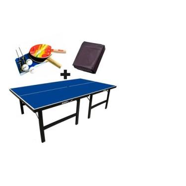 Imagem de MESA DE PING PONG OFICIAL MDP 15mm KLOPF 1001 + KIT completo ping pong