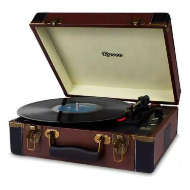 Imagem de Vitrola Raveo Volare Tocadiscos Usb Grava Bivolt Bluetooth