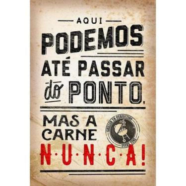 Imagem de Placa Decorativa Quadro Frases Para Area De Churrasco (V538) - Cool