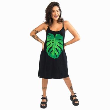 Imagem de Vestido Costela De Adão De Alça Casual Moda Feminina - Deliriyou, M, P