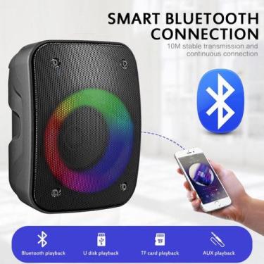 Imagem de Caixa de Som Portátil Wireless Bluetooth Rádio FM PenDrive SD KTS-1335
