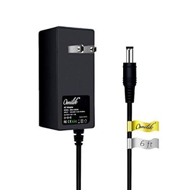 Imagem de Omilik Adaptador de CA para DC de 1,8 m compatível com X Rocker Gaming Chair cabo de alimentação compatível com X Rocker Pro Series H3 51259 Cadeira de videogame 51231,51396 Carregador de cabo de alimentação de comutação de substituição