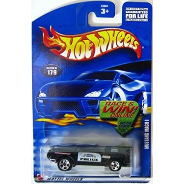 Imagem de #2002-179 Mustang Mach 1 Police Tampos Collectibles Collector Car Mattel Hot Wheels 1:64 Scale