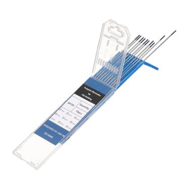 Imagem de HARFINGTON 10 eletrodos de tungstênio para soldagem TIG 1/40.6 cm x 17.8 cm 1,8-2,2% ítrio para soldagem de aço inoxidável, fabricação de automóveis aeroespaciais de liga de magnésio de alumínio, azul
