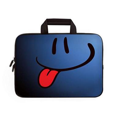 Imagem de Capa protetora para laptop de 14 35.8 cm, 36.1 cm, 38.1 cm, 39.1 cm, 39.6 cm, 39.6 cm, com alça externa, capa de transporte para notebook Ultrabook compatível com Dell Toshiba HP Chromebook (língua