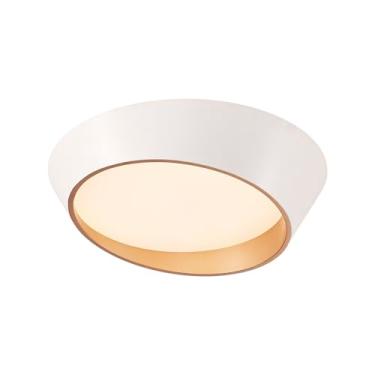 Imagem de Plafon Astraled Bonanos P-9922 Led Bivolt Branco/Dourado