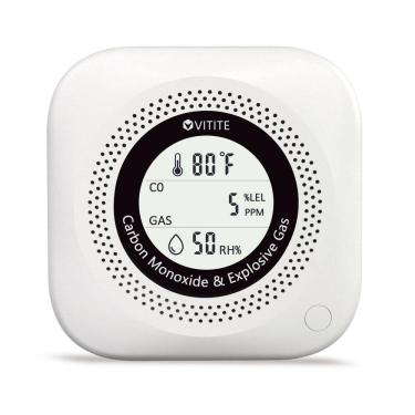 Imagem de Detector de gás VITITE 4 em 1 de monóxido de carbono e combinação