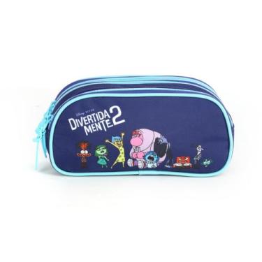 Imagem de Estojo Triplo Divertida Mente 2 Roxo ET47760DM Lançamento 2025 Luxcel