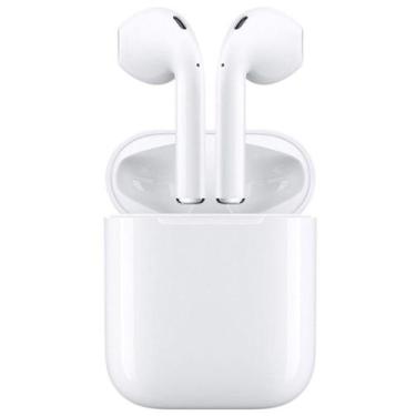 Imagem de Fone De ouvido Bluetooth 5.0 TWS In-ear Branco Anti Ruído C/Case Recar