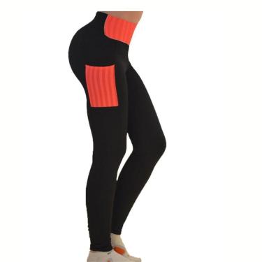 Imagem de Calça Legging Esportiva Garotas Adolescentes Juvenil Academia-Feminino