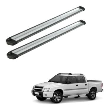 Imagem de Estribo S10 2009 2010 2011 Cabine Dupla Alumínio Polido