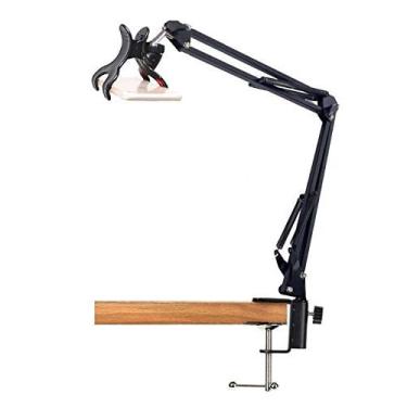 Imagem de 33'' Articulating Arm Phone Mount Stand for Baking Crafting Demo Videos / Live Streaming - Acetaken (Compatível com 4-6.5'' Screen Smartphone)