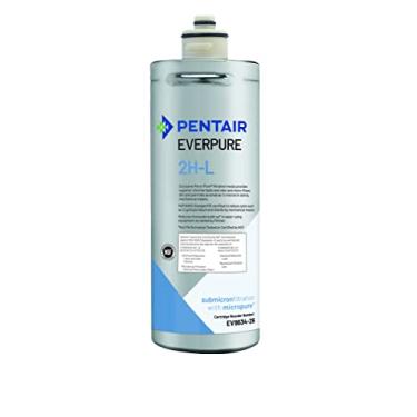 Imagem de Everpure Cartucho de filtro de refrigerador de água 2H-L + QL1 Aquverse A100 Pentair H-54/S-54 de substituição com cabeça de cartucho de filtro QL1