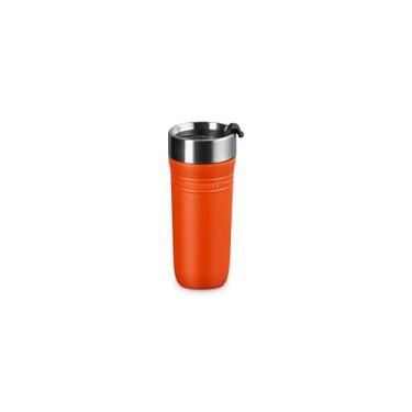Imagem de Caneca Térmica de Aço Inox 350 ml On The Go Laranja Le Creuset