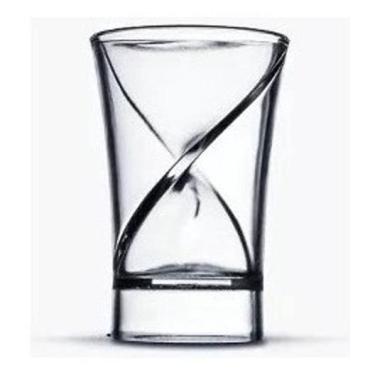 Imagem de Kit Copo Dose Dupla Bebida Shot Tequila Festa 12 Unidades