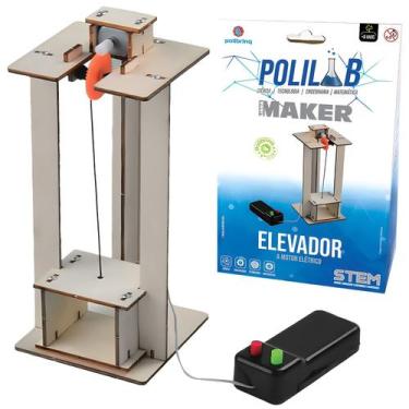 Imagem de Brinquedo De Montar Científico Educativo Infantil DIY Polikab Maker - 