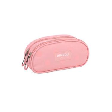 Imagem de Estojo Escolar Duplo Up4you Luxcel Believe ET40766UP Rosa