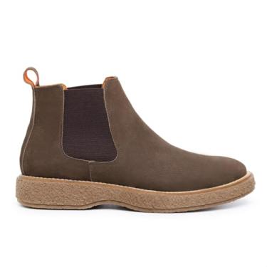 Imagem de Bota Chelsea Masculina Botina Casual Urbana Couro Legitimo (Marrom Claro, BR, Adulto, Numérico, 38)