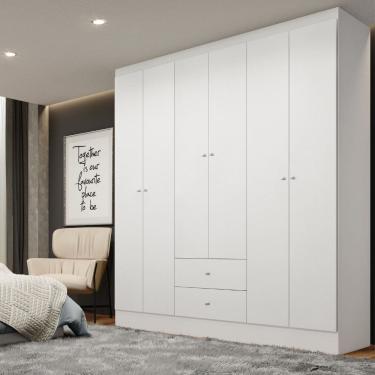 Imagem de Guarda Roupa Casal Flex 6 Portas 2 Gavetas Astro THB