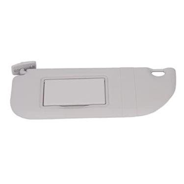 Imagem de Esquerda Motorista Side Sun Visor, Glare Guard Sunshade Grey Substituição para C3 Com Flip Mirror, Car Inner Sun Visor Block Sunlight for Driver Makeup, Fabricado para