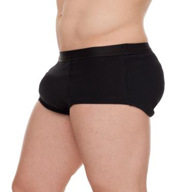 Imagem de Cueca Mini Boxer Preta com Enchimento Frontal e Traseiro John Skull