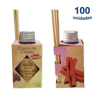 Imagem de Kit 100 Aromatizador Ambiente 100ml Difusor Vareta Perfumado Cheiroso 