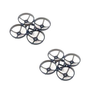 Imagem de 2 peças, Happymodel Mobula8 85 mm Micro FPV Whoop Frame para 2" Props 702/703/802/1002/1102/1103 motores sem escovas 1-2S Micro FPV Racing Quadricóptero Quad Frame kit RC Drone Frame