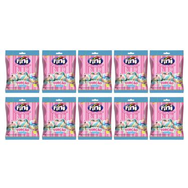 Imagem de Kit 10 Bala Fini Marshmallow Torção 60g