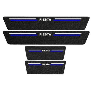 Imagem de Kit Soleira Protetora Porta Premium Blue PVC - Fiesta - Jhow Adesivos