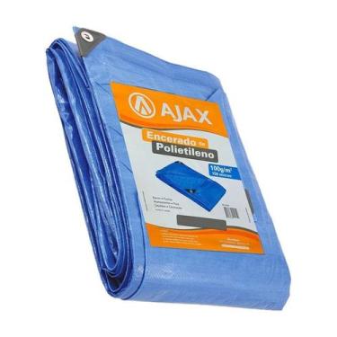 Imagem de Lona Encerado Polietileno 7 X 5 Azul 150 Micras Ajax