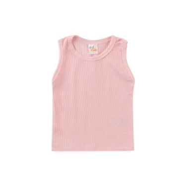 Imagem de Regatinha Canelada - Rosa Bebê - Ame Kids, 8