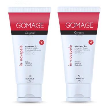 Imagem de Kit 2 Hidratante Novapele Gomage limpeza pele 195g Dokmos