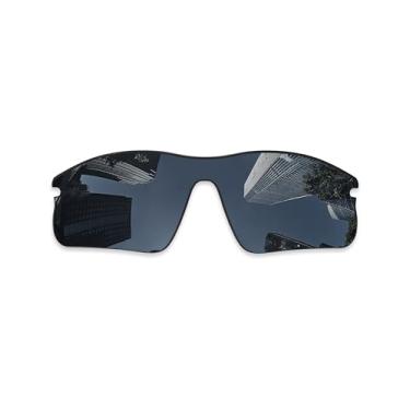 Imagem de Lentes de reposição espelhadas polarizadas premium Combime 8 para óculos de sol Oakley Radar Range - Preto, Preto, One Size