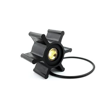 Imagem de WINGOGO Kit De Reparo Para Bomba D'Água 6303-0003-P Motor Marítimo Jabsco, Peças Reposição Johnson 09-824B-9, Série F4B/F38B, Transmissão Plana Simples, Perfil H, Eixo 5/16 Diâmetro, Inserto Latão