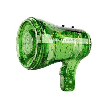 Imagem de Vaveren Chaveiro com alto-falante, megafone, chaveiro fofo, mini megafone, brinquedo vocal para adolescentes de 3 a 8 anos, meninos, meninas, adultos, Verde