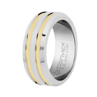Imagem de Aliança de Namoro Eros 8mm IPG - Convex, 33