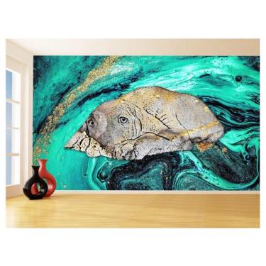 Imagem de Papel De Parede 3D Animais Pop Art Cachorro Pet 3,5M Pxa218 - Você Dec