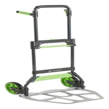 Imagem de Carrinho De Carga Dobrável Aço E Elástico 120X50Cm Até 100Kg - Stander