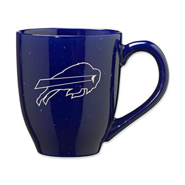 Imagem de Rico Industries Caneca de café de cerâmica gravada a laser NFL Football Buffalo Bills Primary 473 ml